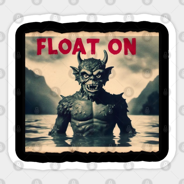 Float On Sticker by Dead Galaxy